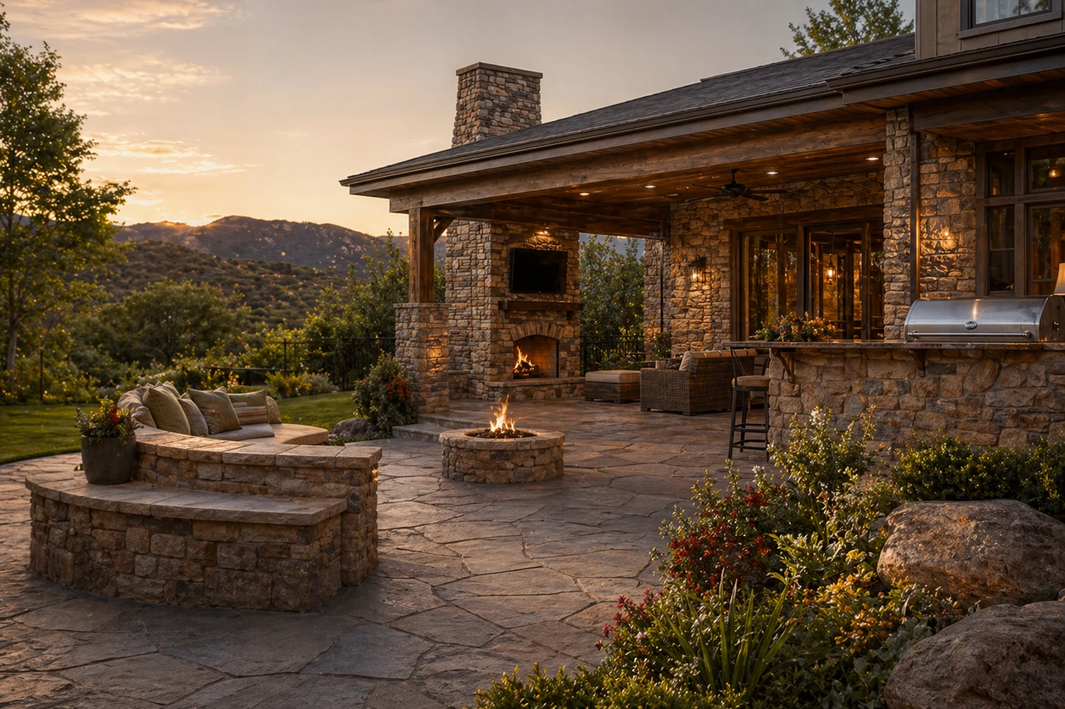 Outdoor Living by Rockn-It Masonry