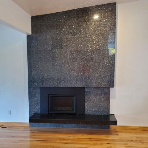 Marble Fireplace featuring fireplace masonry or surround work, suitable for warm lifestyle-focused installation content.