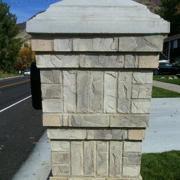 brick mailbox